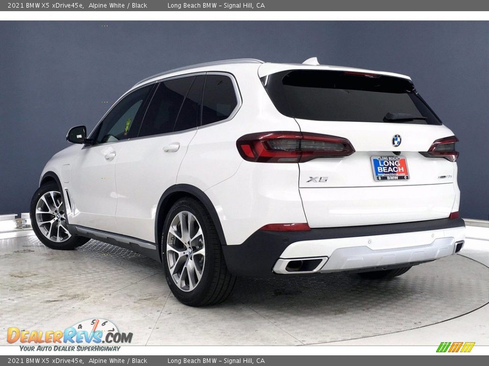 2021 BMW X5 xDrive45e Alpine White / Black Photo #3