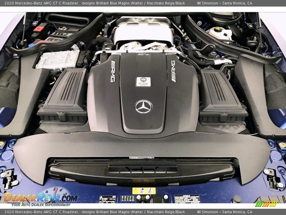 2020 Mercedes-Benz AMG GT C Roadster 4.0 Liter Twin-Turbocharged DOHC 32-Valve VVT V8 Engine Photo #8