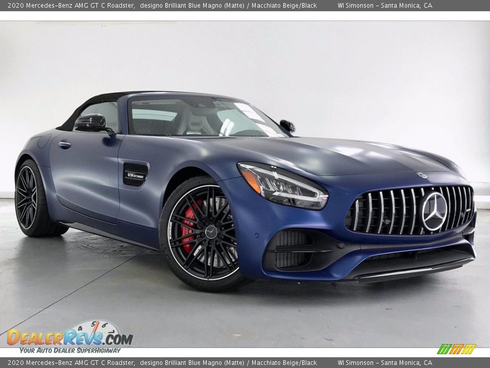 Front 3/4 View of 2020 Mercedes-Benz AMG GT C Roadster Photo #11