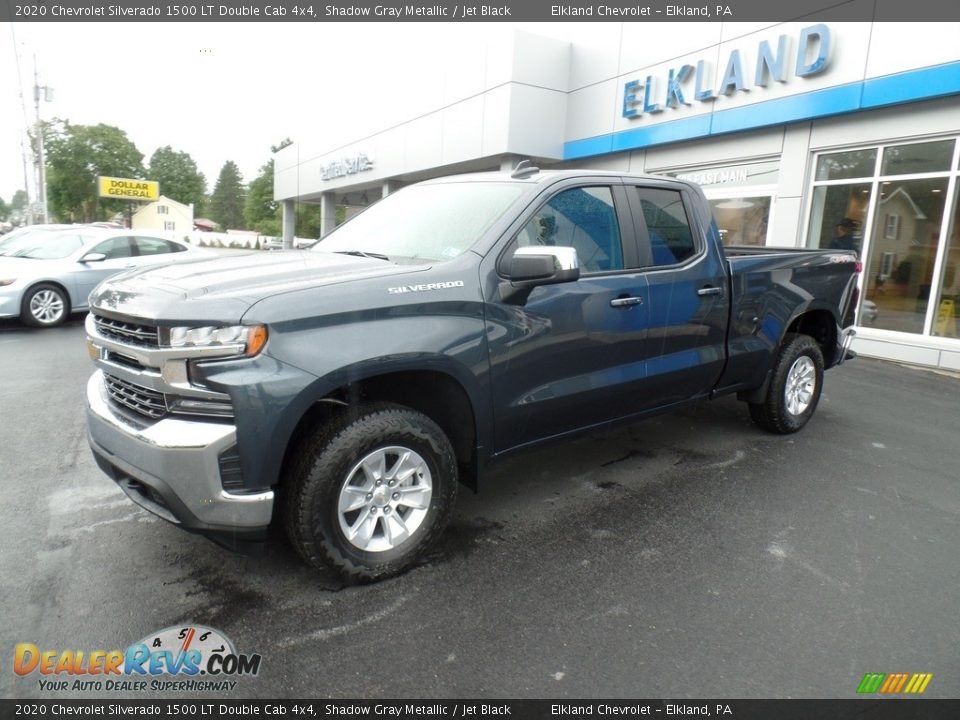 2020 Chevrolet Silverado 1500 LT Double Cab 4x4 Shadow Gray Metallic / Jet Black Photo #1