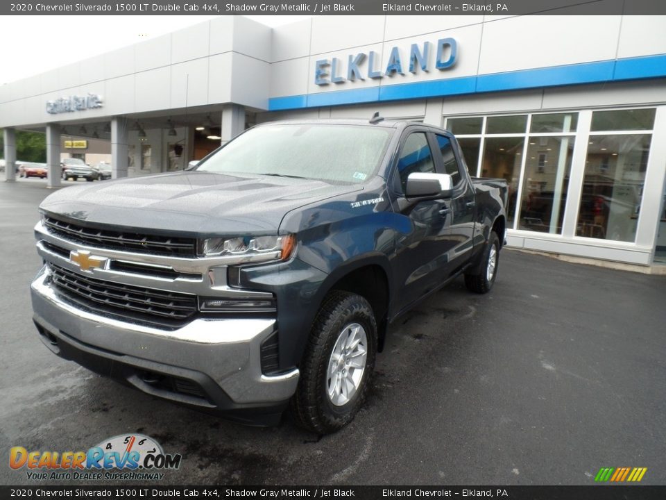 2020 Chevrolet Silverado 1500 LT Double Cab 4x4 Shadow Gray Metallic / Jet Black Photo #2