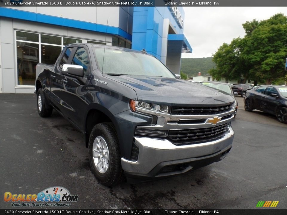 2020 Chevrolet Silverado 1500 LT Double Cab 4x4 Shadow Gray Metallic / Jet Black Photo #4