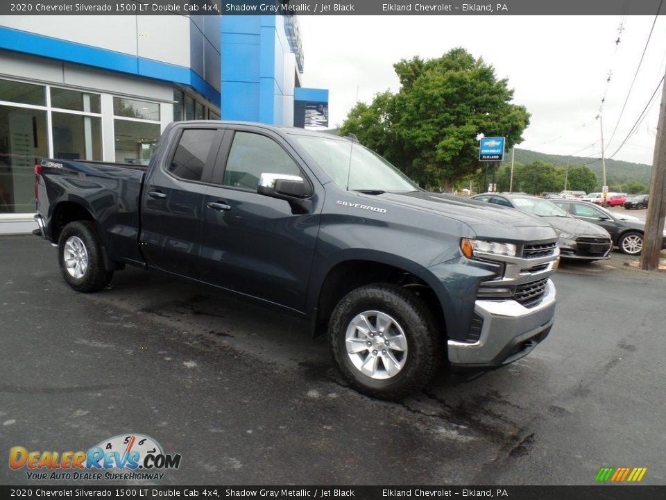 2020 Chevrolet Silverado 1500 LT Double Cab 4x4 Shadow Gray Metallic / Jet Black Photo #5