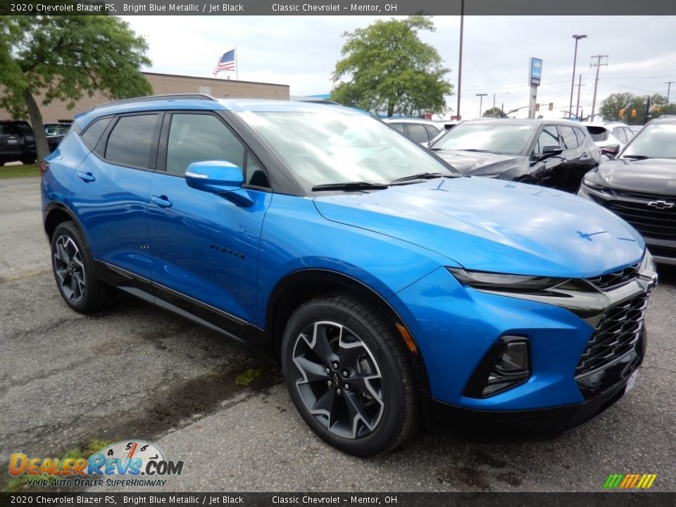 2020 Chevrolet Blazer RS Bright Blue Metallic / Jet Black Photo #3