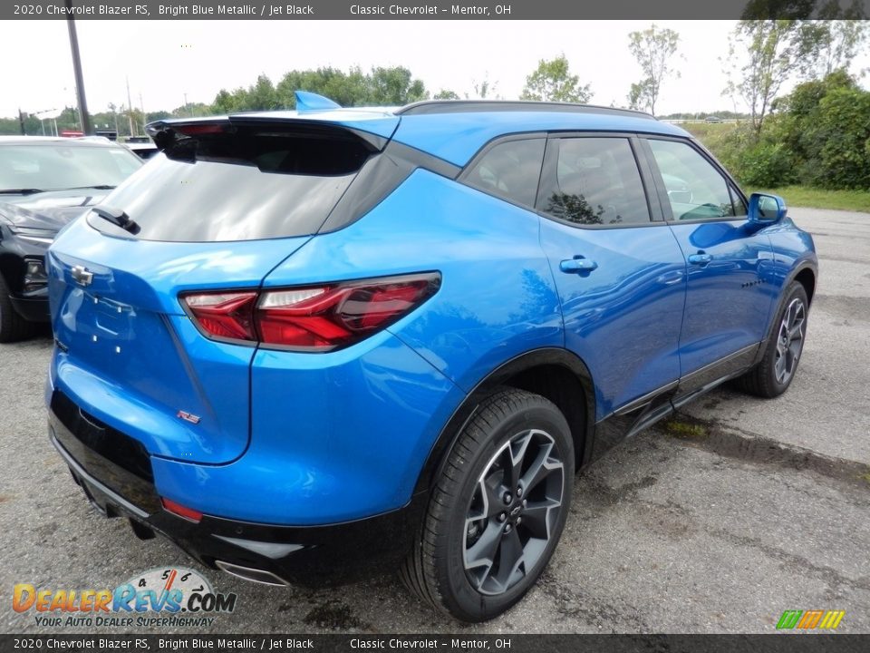 2020 Chevrolet Blazer RS Bright Blue Metallic / Jet Black Photo #4