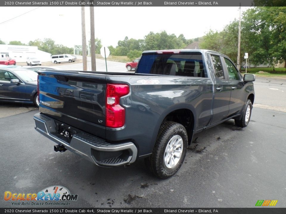 2020 Chevrolet Silverado 1500 LT Double Cab 4x4 Shadow Gray Metallic / Jet Black Photo #7