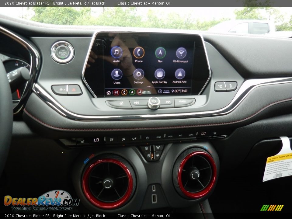2020 Chevrolet Blazer RS Bright Blue Metallic / Jet Black Photo #8