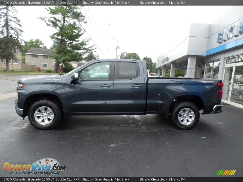 2020 Chevrolet Silverado 1500 LT Double Cab 4x4 Shadow Gray Metallic / Jet Black Photo #10