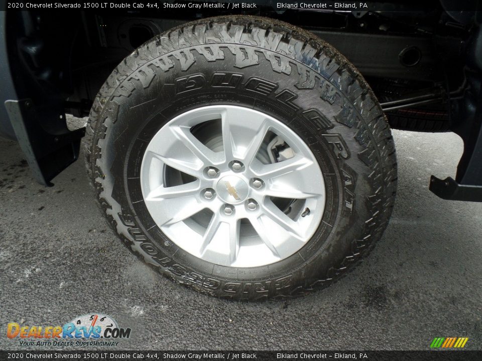 2020 Chevrolet Silverado 1500 LT Double Cab 4x4 Shadow Gray Metallic / Jet Black Photo #11