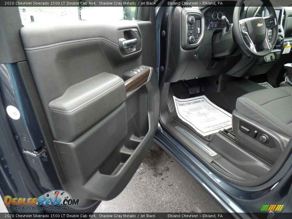 2020 Chevrolet Silverado 1500 LT Double Cab 4x4 Shadow Gray Metallic / Jet Black Photo #14