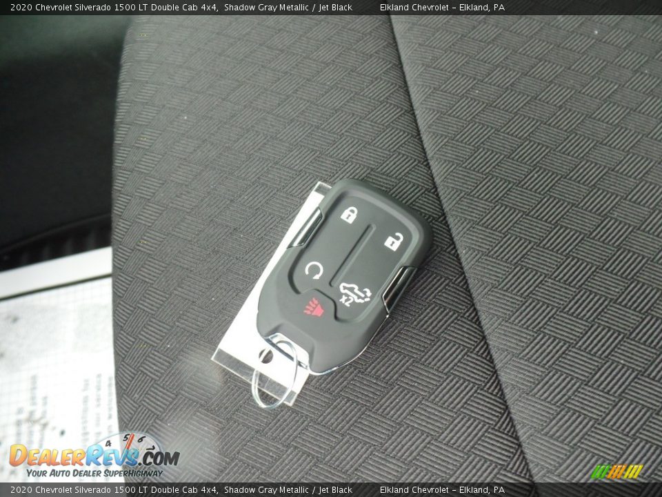 2020 Chevrolet Silverado 1500 LT Double Cab 4x4 Shadow Gray Metallic / Jet Black Photo #18