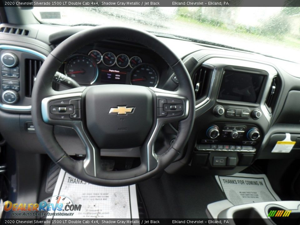 2020 Chevrolet Silverado 1500 LT Double Cab 4x4 Shadow Gray Metallic / Jet Black Photo #20