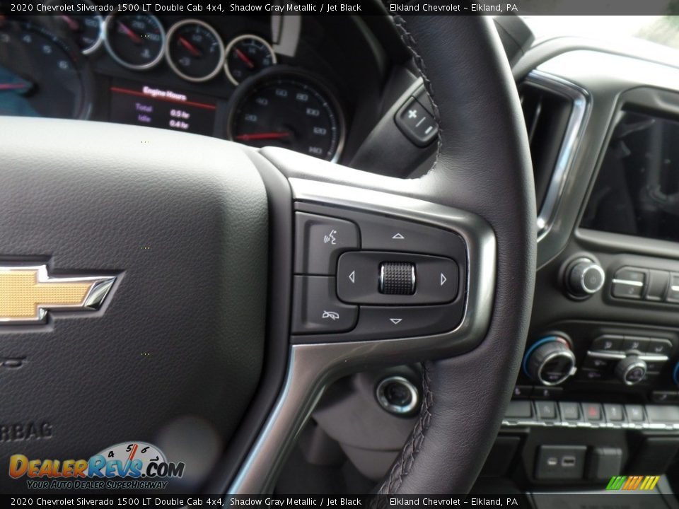 2020 Chevrolet Silverado 1500 LT Double Cab 4x4 Shadow Gray Metallic / Jet Black Photo #21