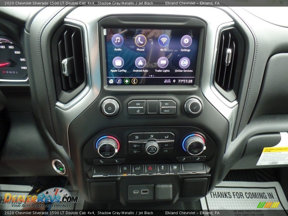 2020 Chevrolet Silverado 1500 LT Double Cab 4x4 Shadow Gray Metallic / Jet Black Photo #25
