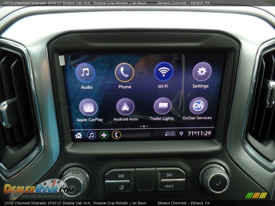 2020 Chevrolet Silverado 1500 LT Double Cab 4x4 Shadow Gray Metallic / Jet Black Photo #26