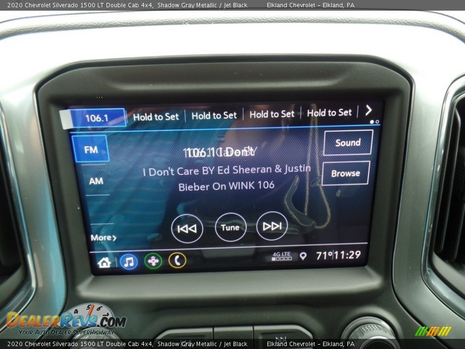 2020 Chevrolet Silverado 1500 LT Double Cab 4x4 Shadow Gray Metallic / Jet Black Photo #27