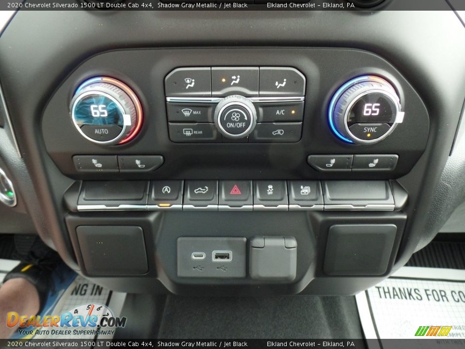 2020 Chevrolet Silverado 1500 LT Double Cab 4x4 Shadow Gray Metallic / Jet Black Photo #29