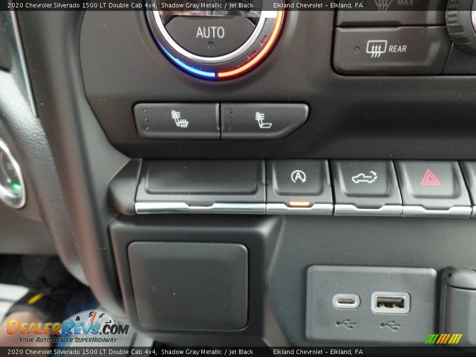 2020 Chevrolet Silverado 1500 LT Double Cab 4x4 Shadow Gray Metallic / Jet Black Photo #30