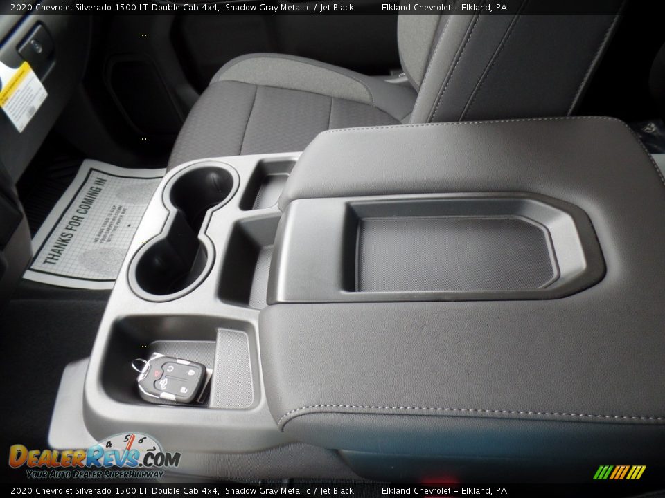 2020 Chevrolet Silverado 1500 LT Double Cab 4x4 Shadow Gray Metallic / Jet Black Photo #31