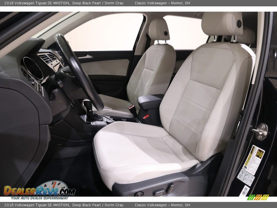 2018 Volkswagen Tiguan SE 4MOTION Deep Black Pearl / Storm Gray Photo #5