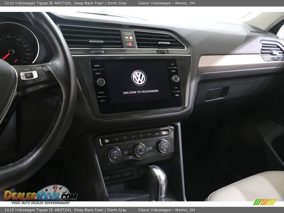 2018 Volkswagen Tiguan SE 4MOTION Deep Black Pearl / Storm Gray Photo #8