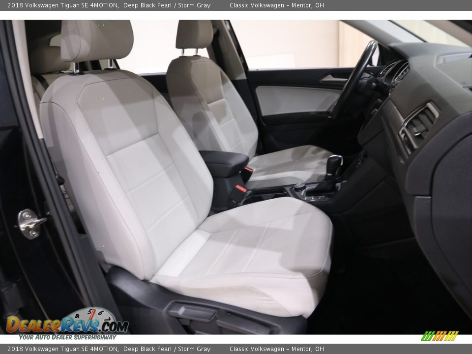 2018 Volkswagen Tiguan SE 4MOTION Deep Black Pearl / Storm Gray Photo #11
