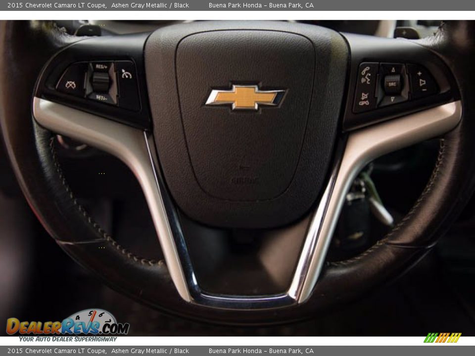 2015 Chevrolet Camaro LT Coupe Ashen Gray Metallic / Black Photo #13