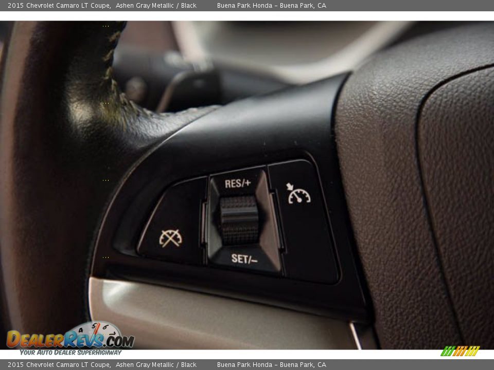 2015 Chevrolet Camaro LT Coupe Ashen Gray Metallic / Black Photo #14