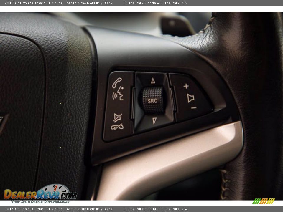 2015 Chevrolet Camaro LT Coupe Ashen Gray Metallic / Black Photo #15