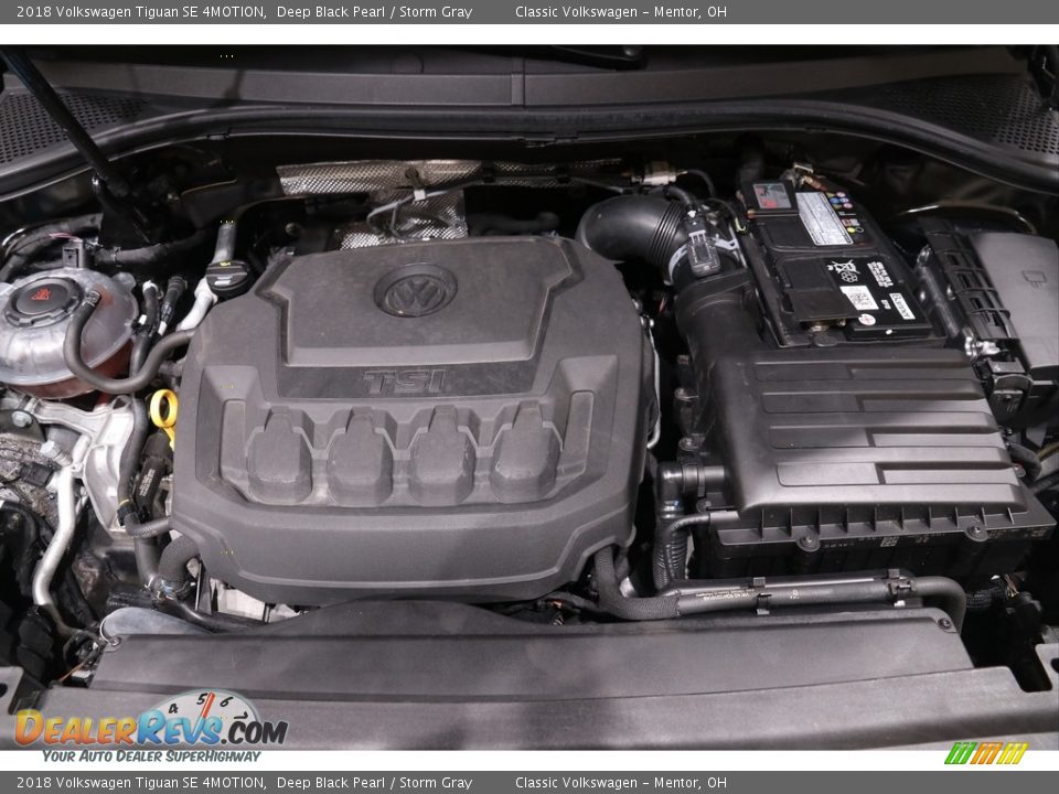 2018 Volkswagen Tiguan SE 4MOTION Deep Black Pearl / Storm Gray Photo #15