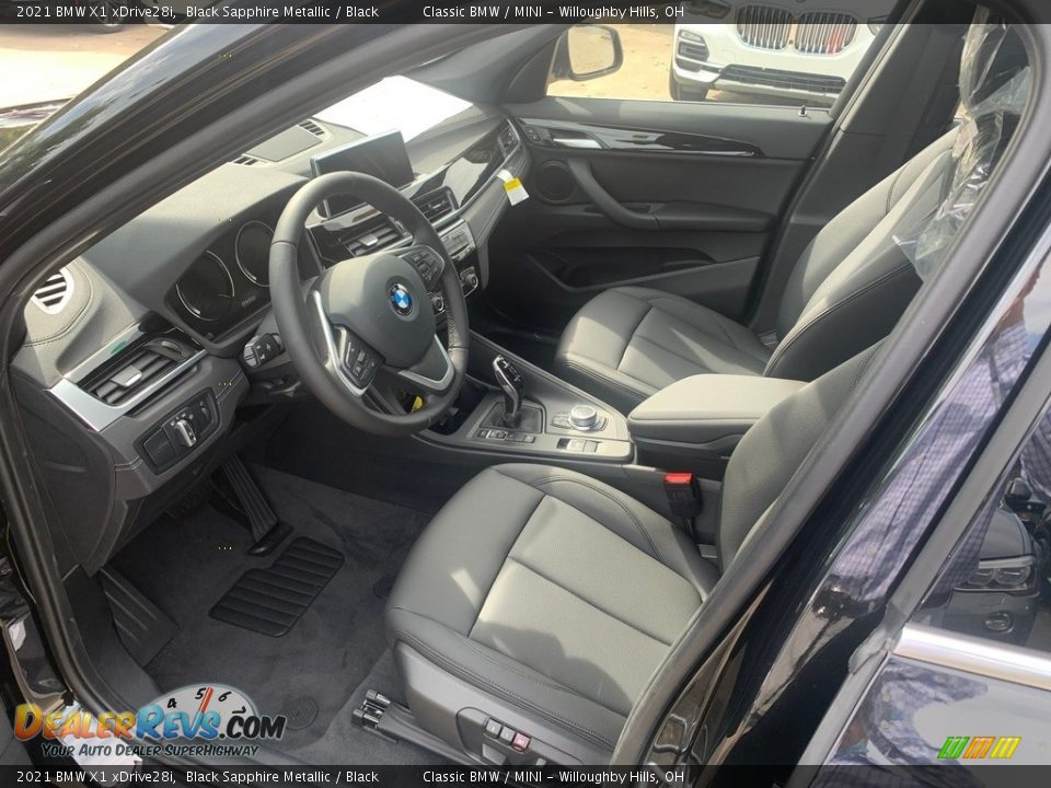2021 BMW X1 xDrive28i Black Sapphire Metallic / Black Photo #3