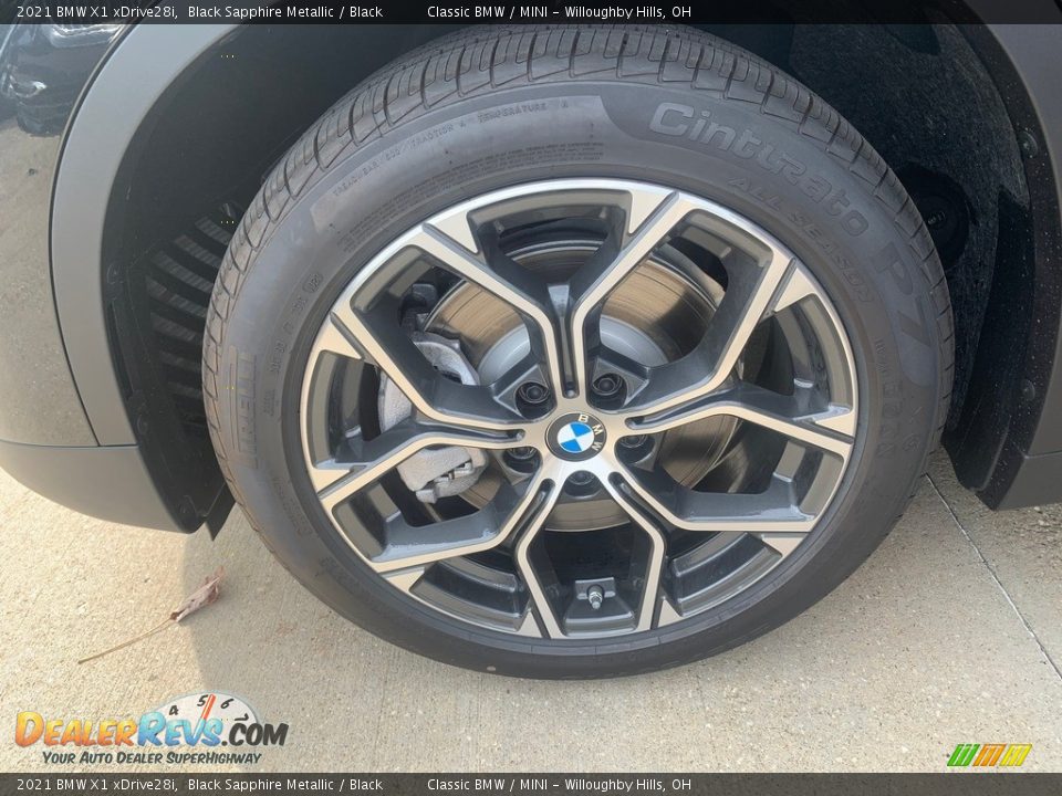 2021 BMW X1 xDrive28i Black Sapphire Metallic / Black Photo #5