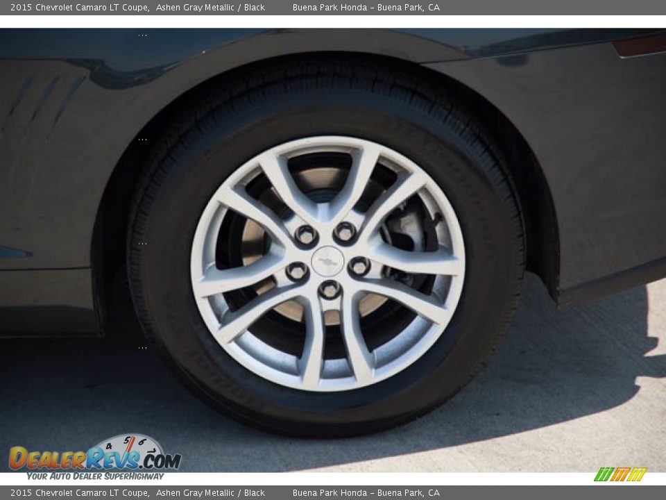 2015 Chevrolet Camaro LT Coupe Ashen Gray Metallic / Black Photo #28