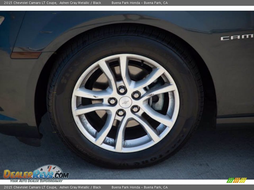 2015 Chevrolet Camaro LT Coupe Ashen Gray Metallic / Black Photo #29