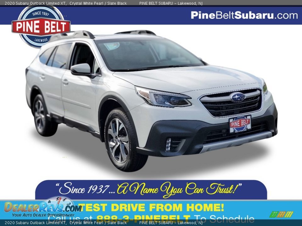 2020 Subaru Outback Limited XT Crystal White Pearl / Slate Black Photo #1
