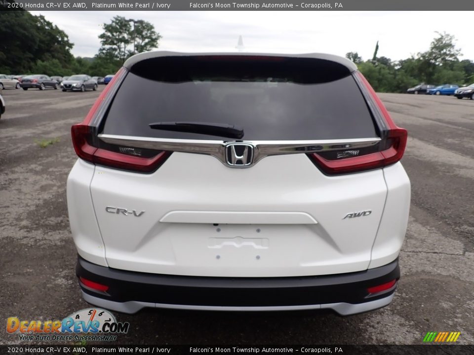 2020 Honda CR-V EX AWD Platinum White Pearl / Ivory Photo #4