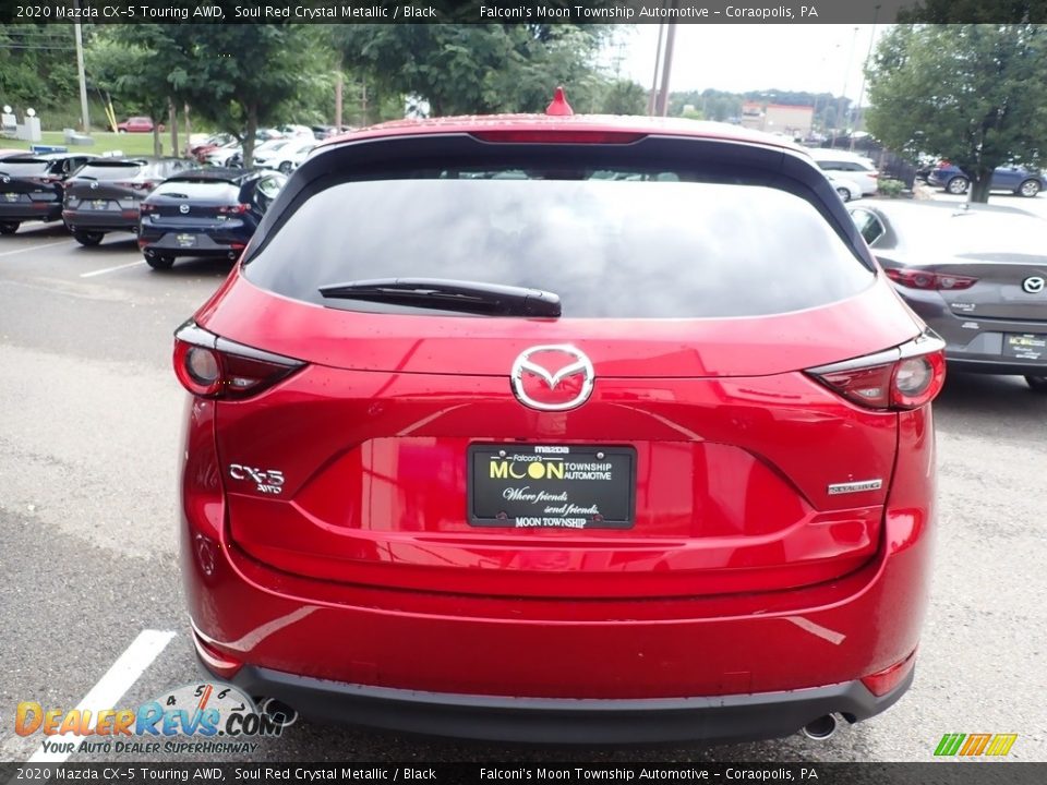 2020 Mazda CX-5 Touring AWD Soul Red Crystal Metallic / Black Photo #6