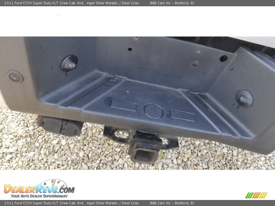2011 Ford F250 Super Duty XLT Crew Cab 4x4 Ingot Silver Metallic / Steel Gray Photo #11