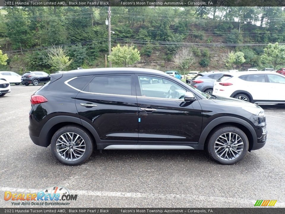 Black Noir Pearl 2021 Hyundai Tucson Limited AWD Photo #1