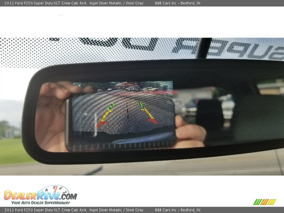 2011 Ford F250 Super Duty XLT Crew Cab 4x4 Ingot Silver Metallic / Steel Gray Photo #19