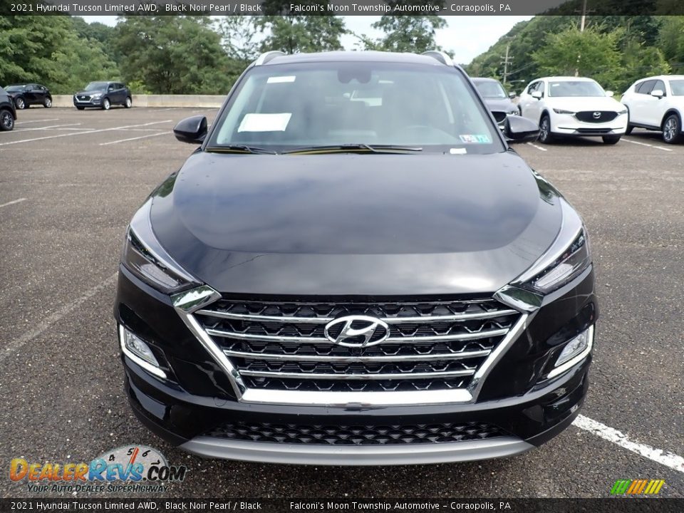 2021 Hyundai Tucson Limited AWD Black Noir Pearl / Black Photo #4