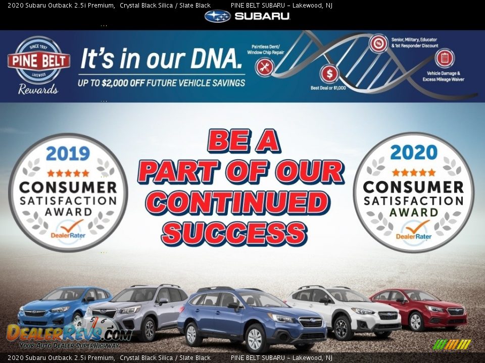 Dealer Info of 2020 Subaru Outback 2.5i Premium Photo #8