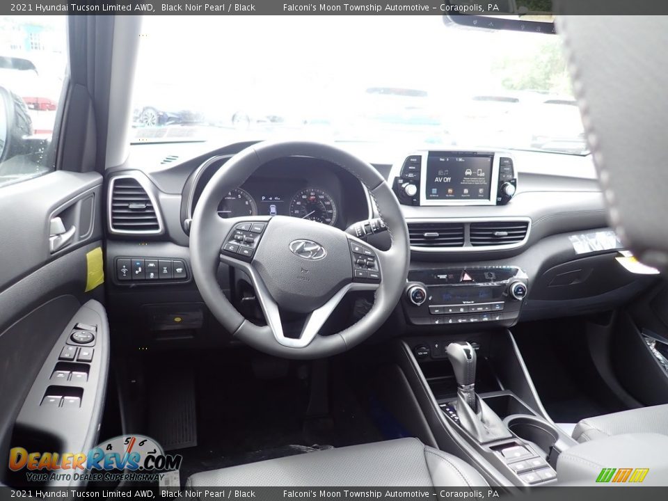 2021 Hyundai Tucson Limited AWD Black Noir Pearl / Black Photo #9