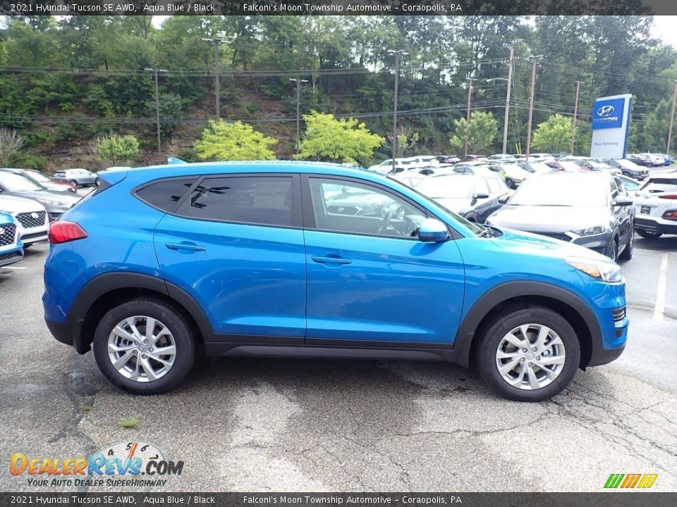 2021 Hyundai Tucson SE AWD Aqua Blue / Black Photo #1