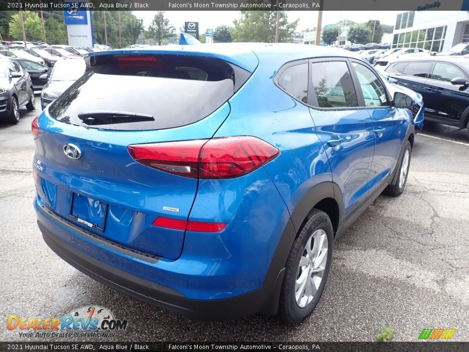 2021 Hyundai Tucson SE AWD Aqua Blue / Black Photo #2