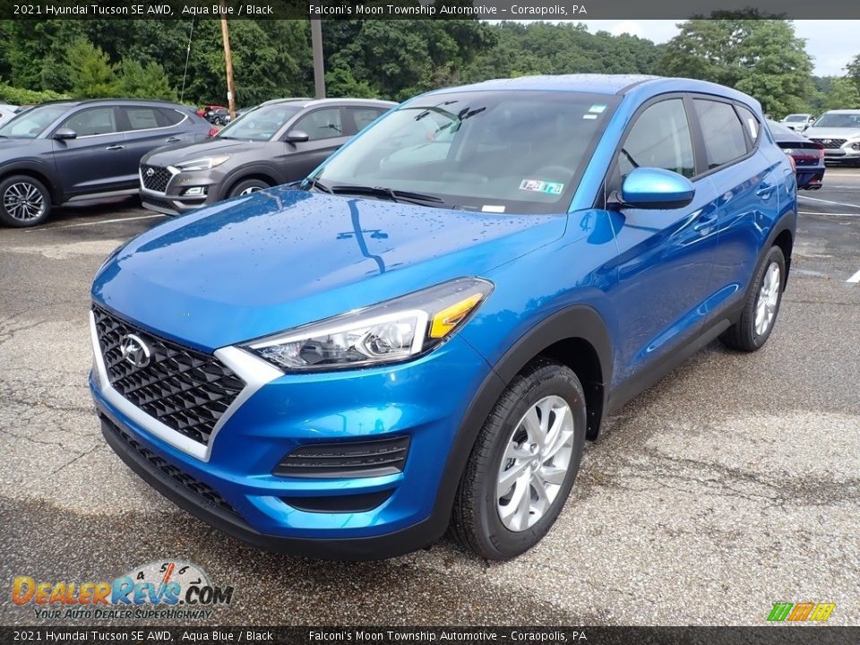 2021 Hyundai Tucson SE AWD Aqua Blue / Black Photo #5