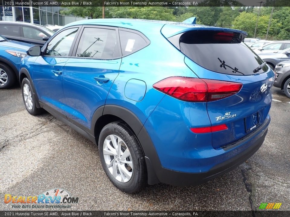 2021 Hyundai Tucson SE AWD Aqua Blue / Black Photo #6