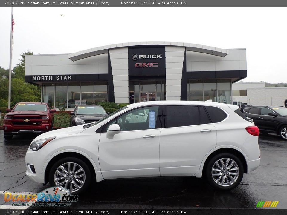 2020 Buick Envision Premium II AWD Summit White / Ebony Photo #1