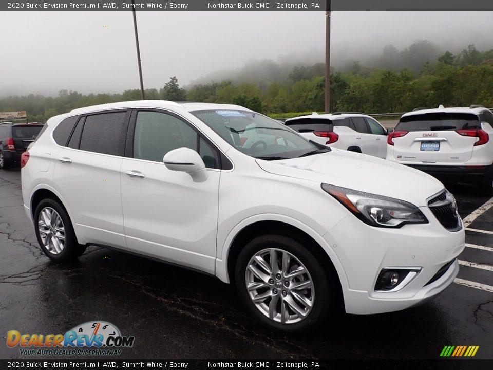 2020 Buick Envision Premium II AWD Summit White / Ebony Photo #4