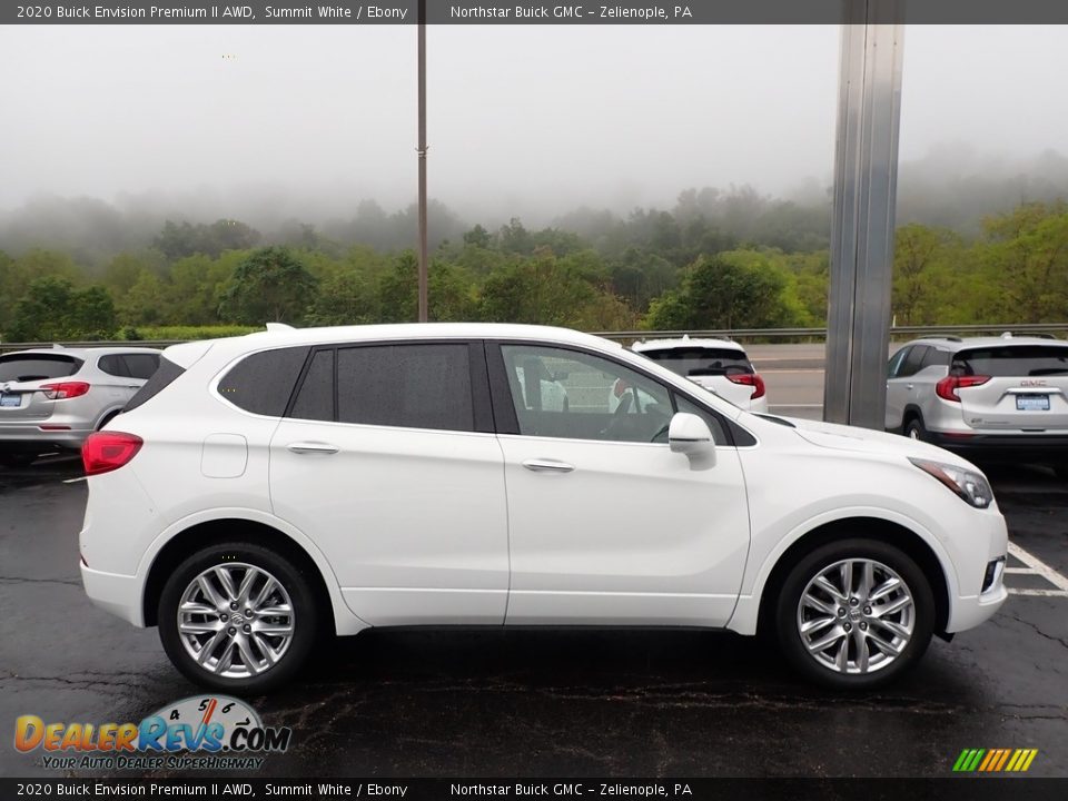 2020 Buick Envision Premium II AWD Summit White / Ebony Photo #5